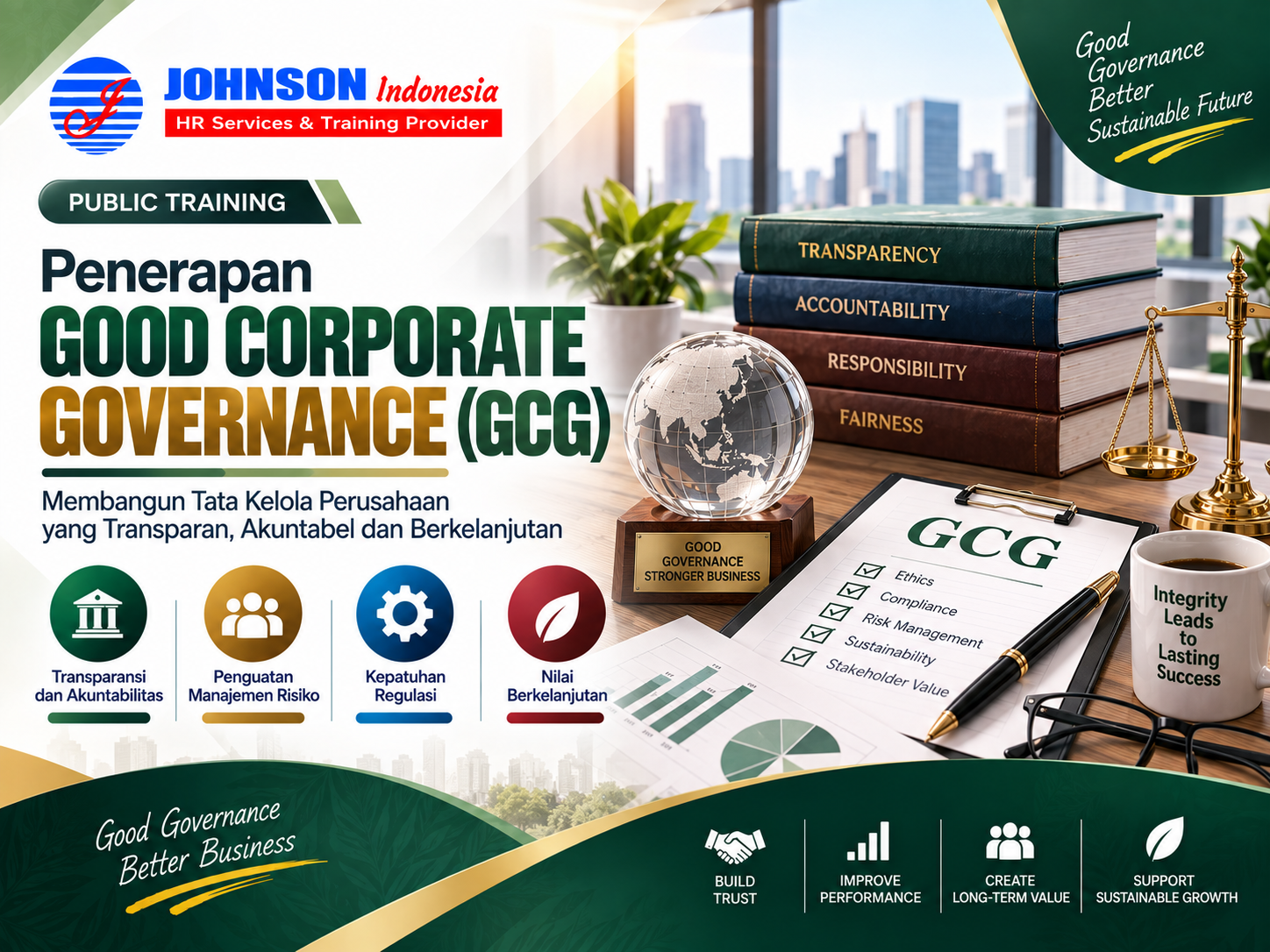  = Training Penerapan Good Corporate Governance (GCG)