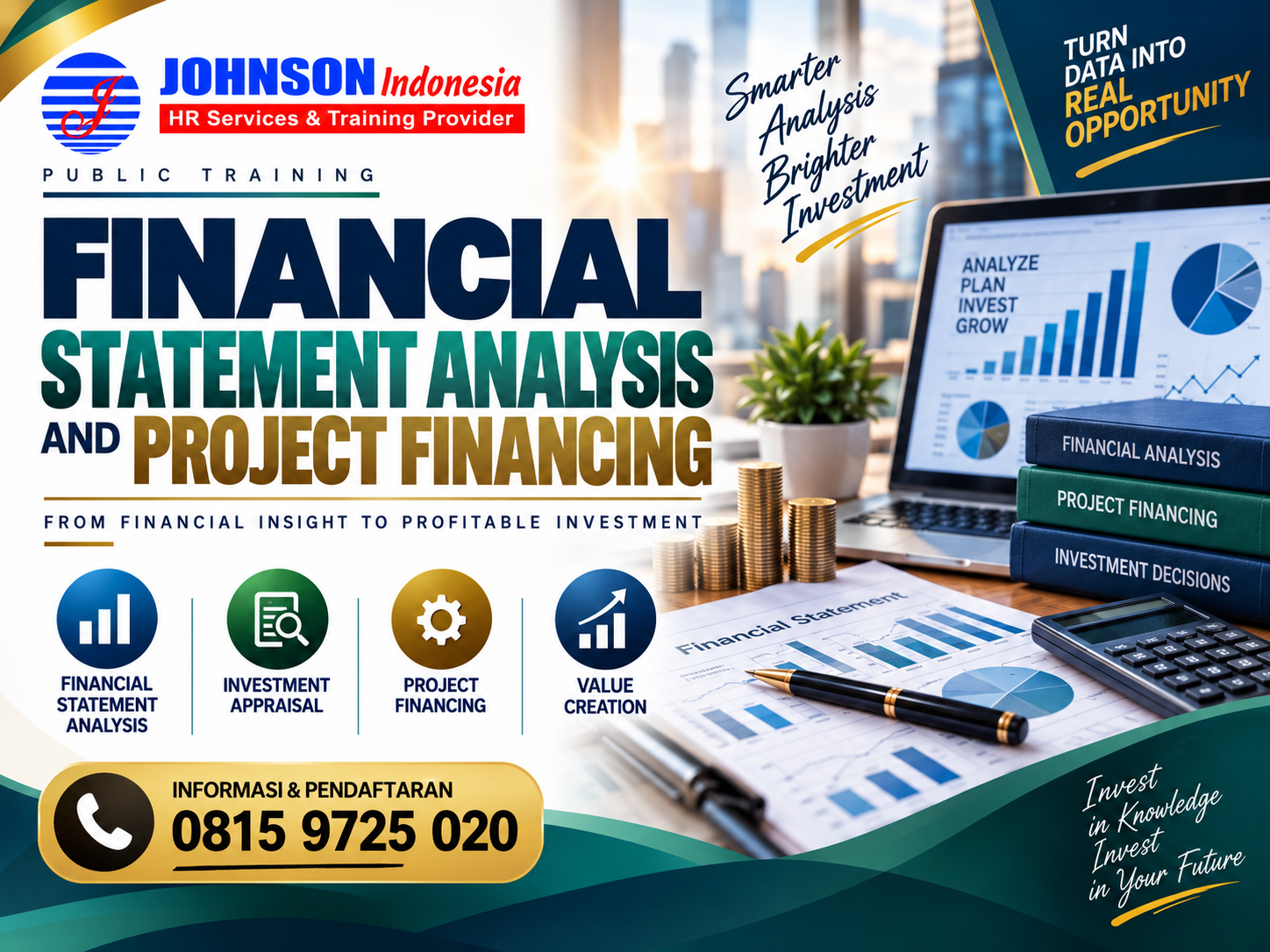 = Training Financial Statement Analysis and Project Financing