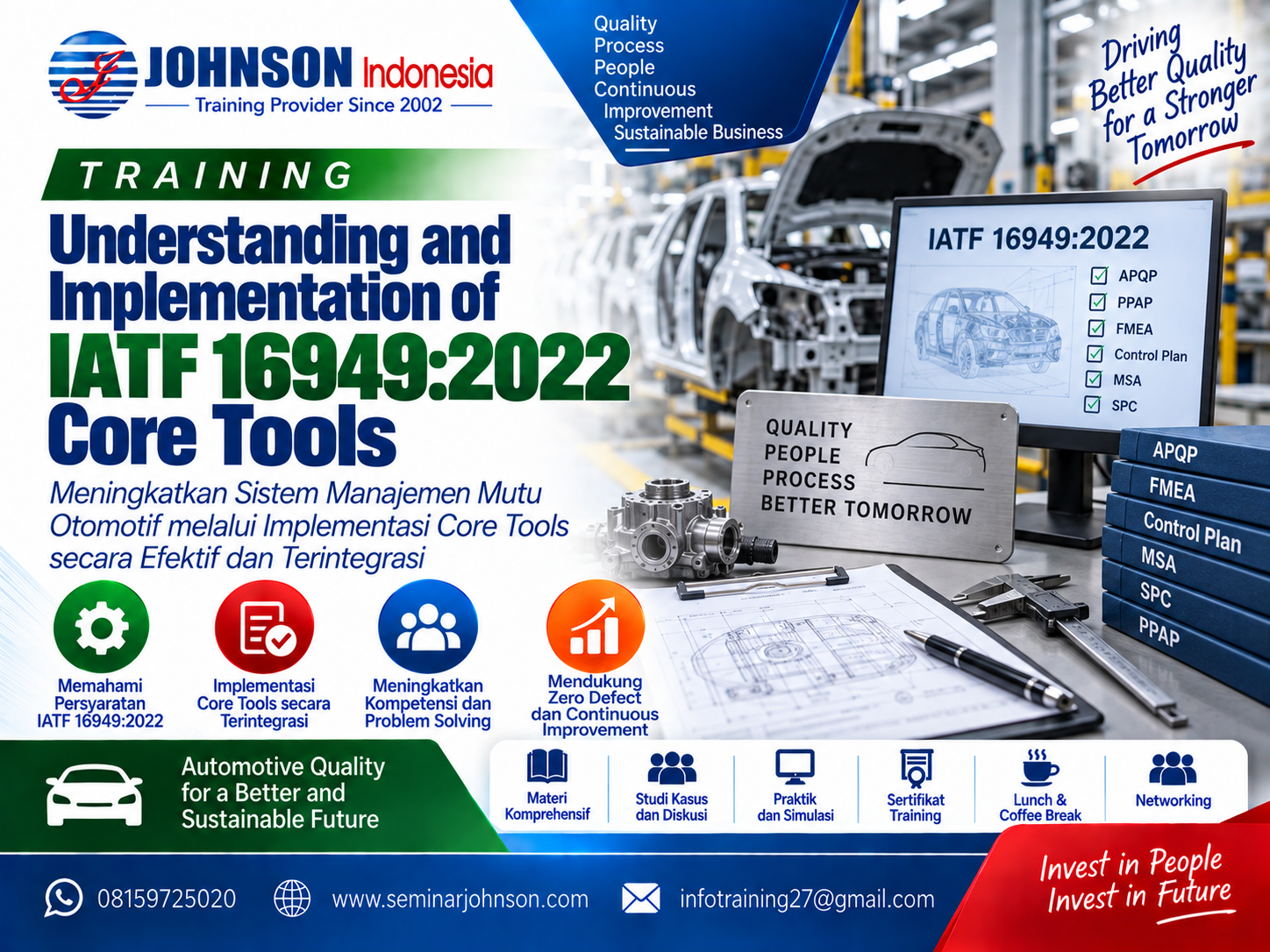 Understanding and Implementation of IATF 16949:2022 Core Tools