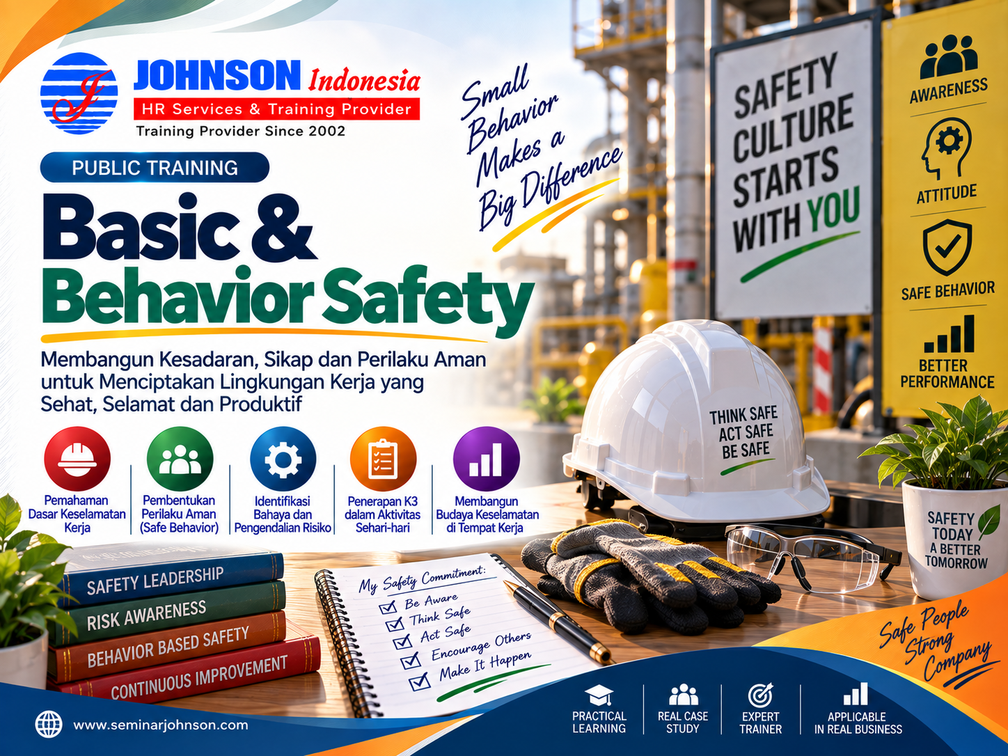 = Training Basic & Behavior Safety Johnson Indonesia