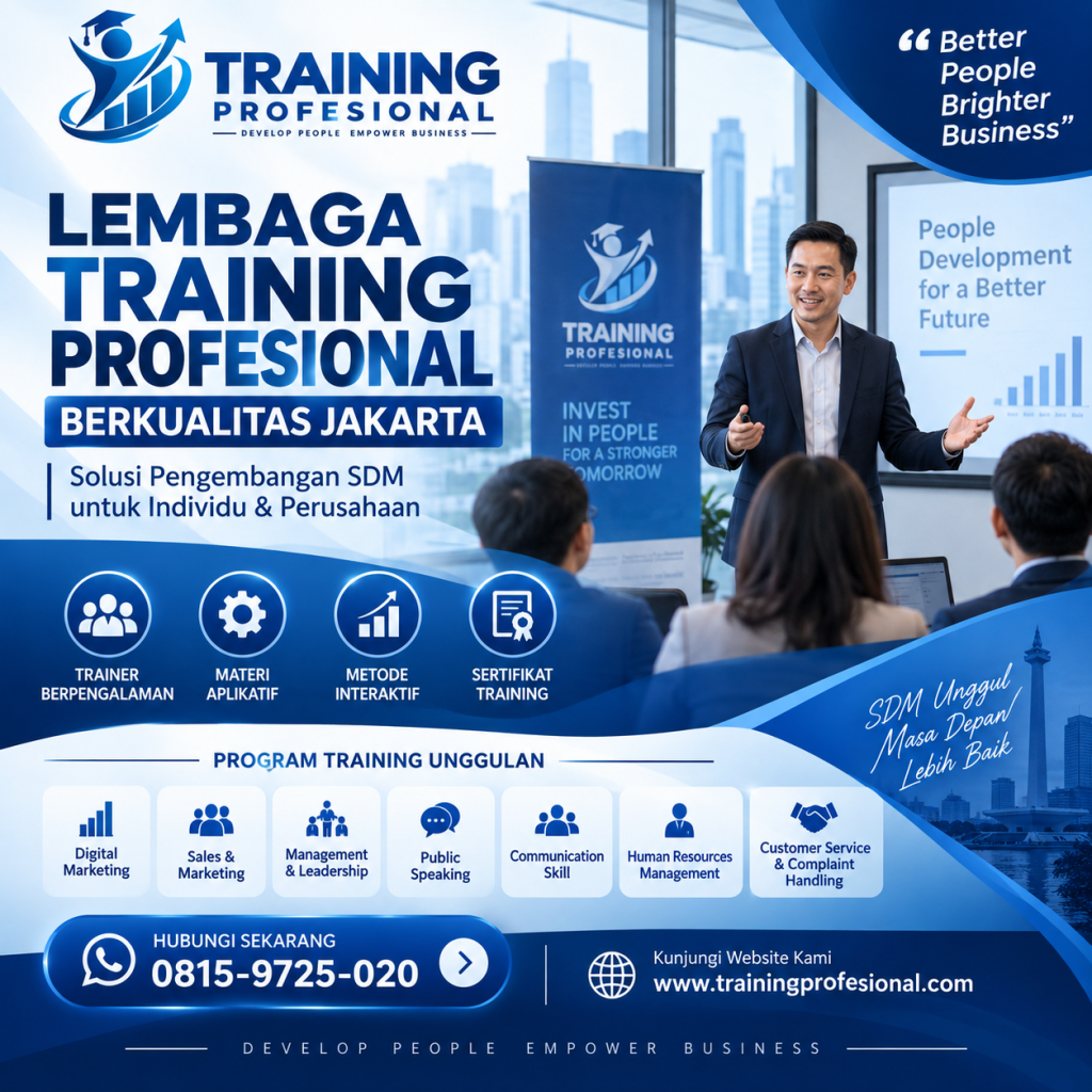 Lembaga Training Profesional Berkualitas Jakarta