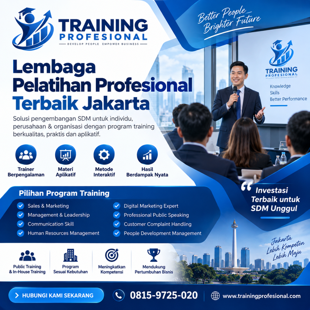 Lembaga Pelatihan Profesional Terbaik Jakarta